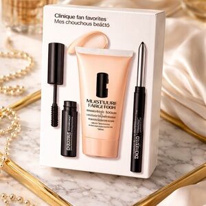 NEW Clinique Fan Favorites Mascara Set - Black and Cream